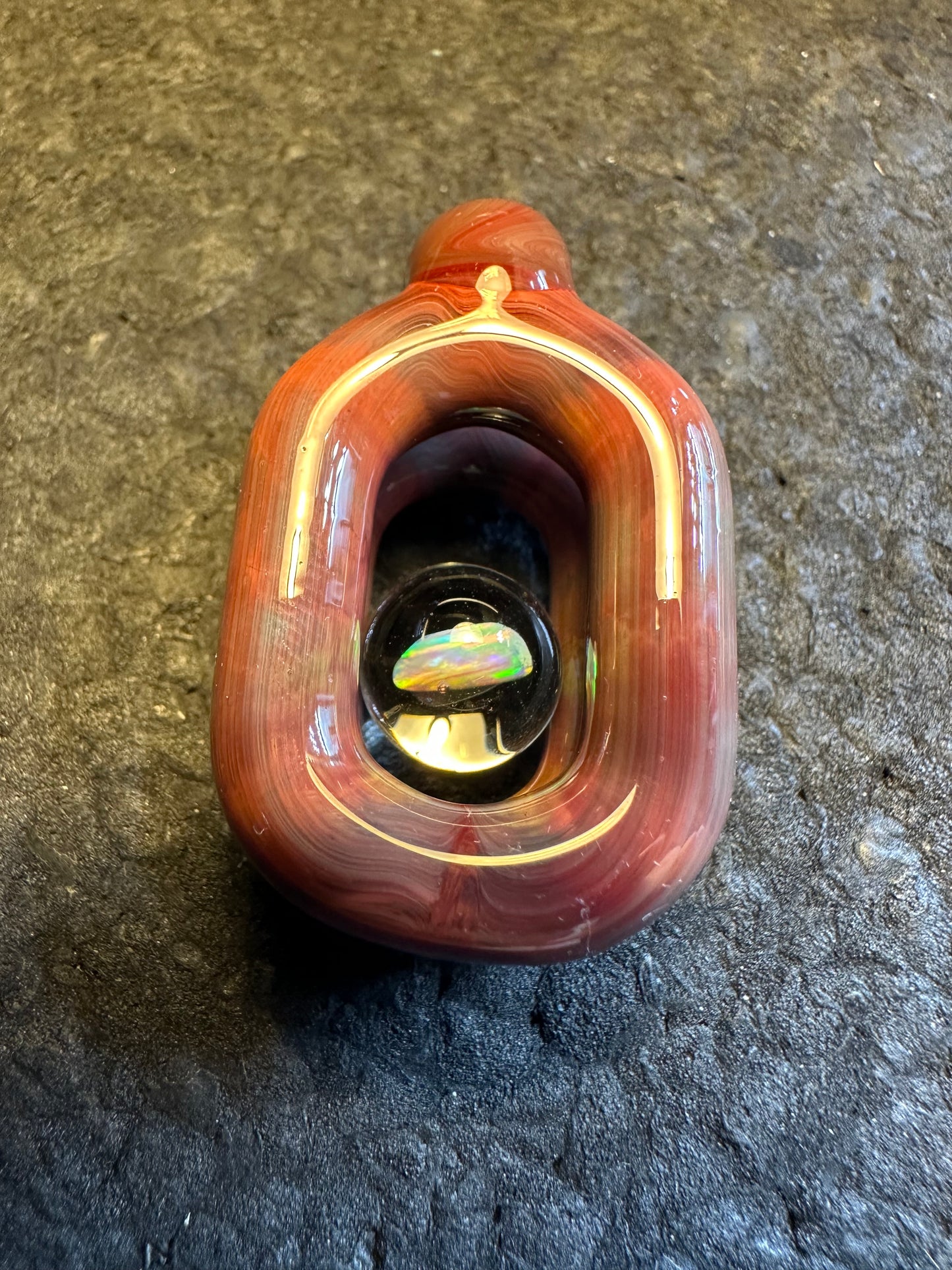 Doublink™ de color rojo turquesa