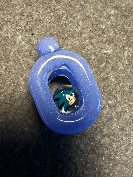 Crushed Opal over Purple Urple Doublink™ (Sonic Marble)