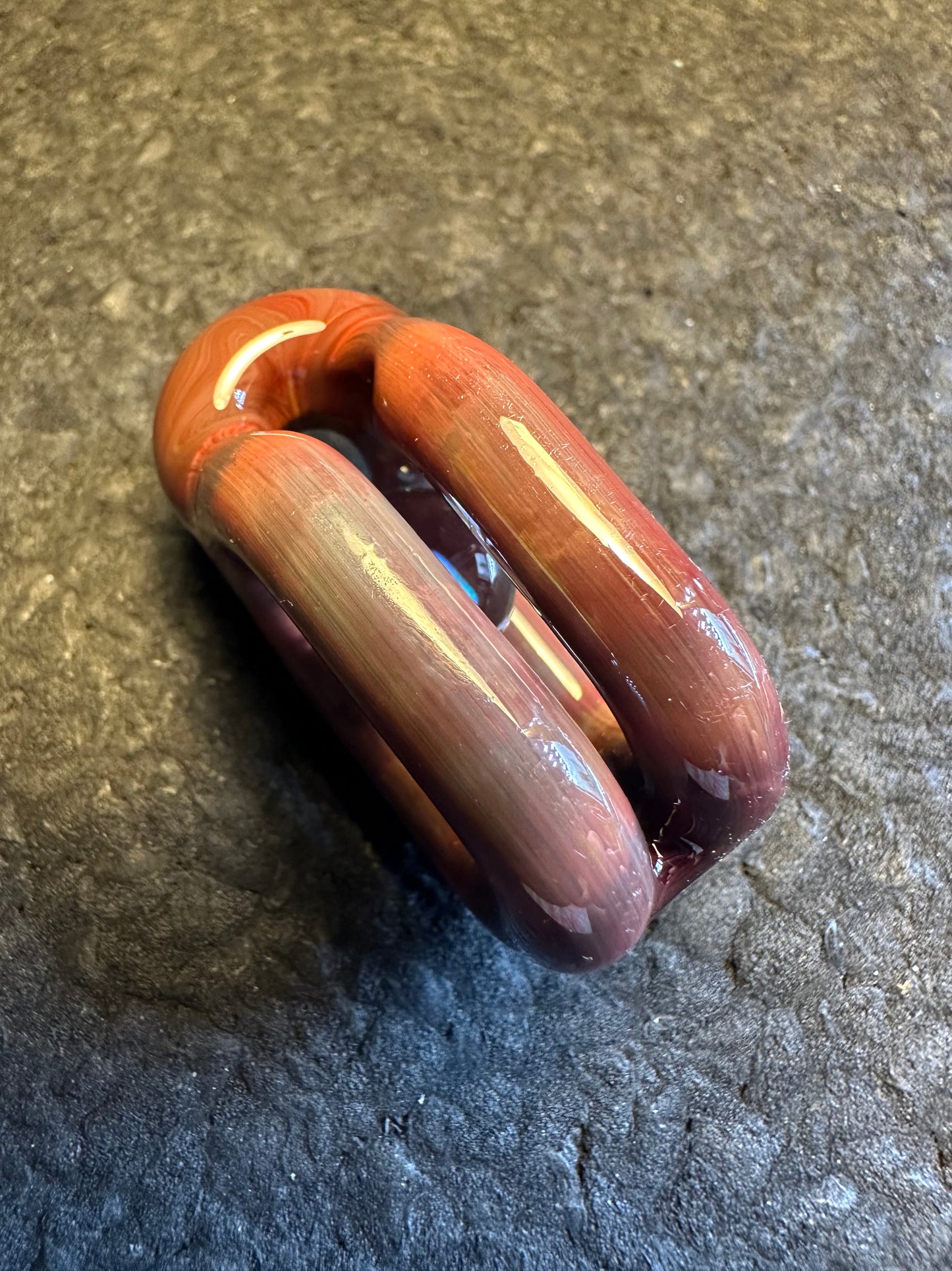 Doublink™ de color rojo turquesa