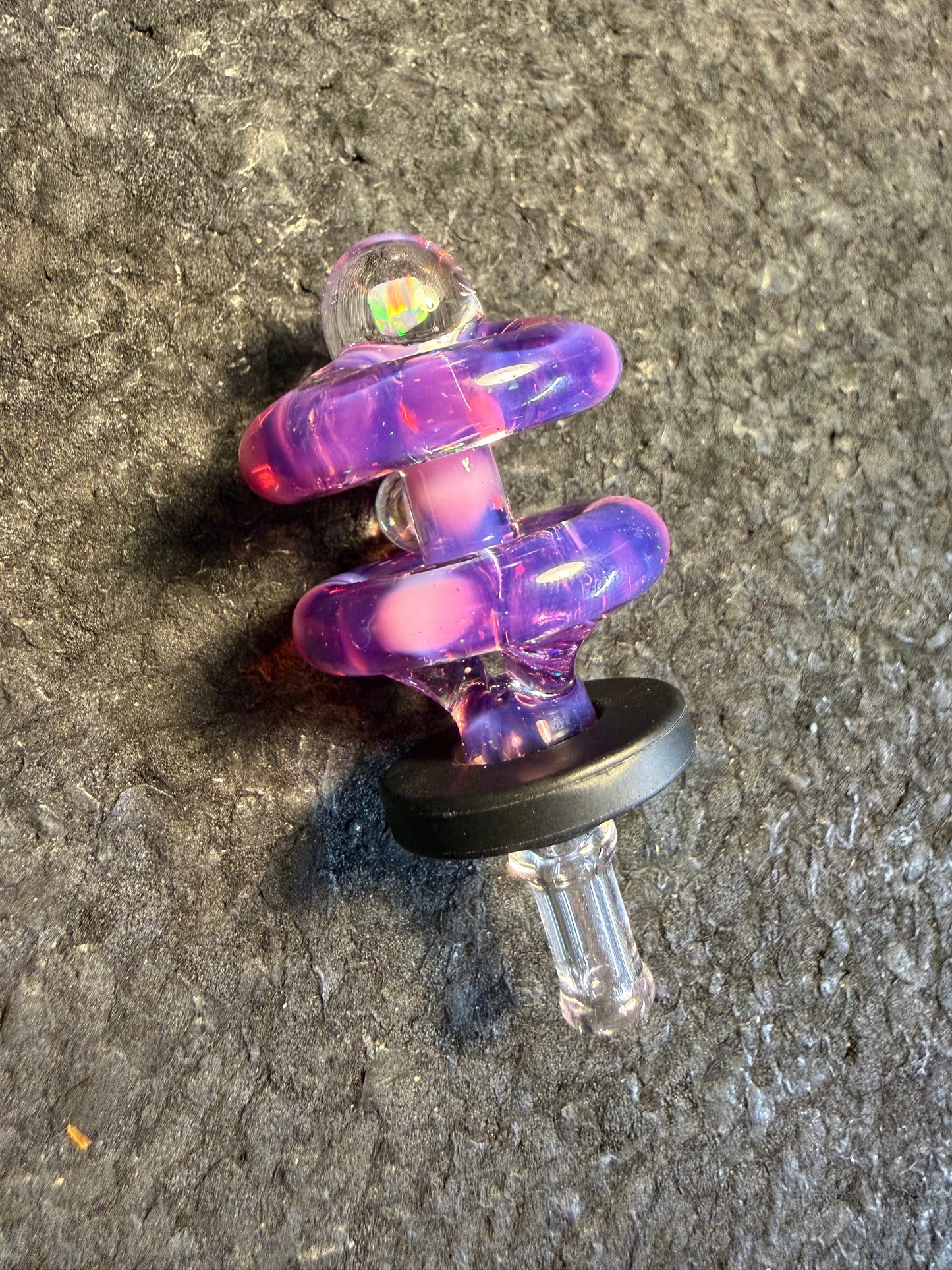 Crushed Opal over UV Electric Flamingo over Royal Jelly Corelink™ Cap (Go)