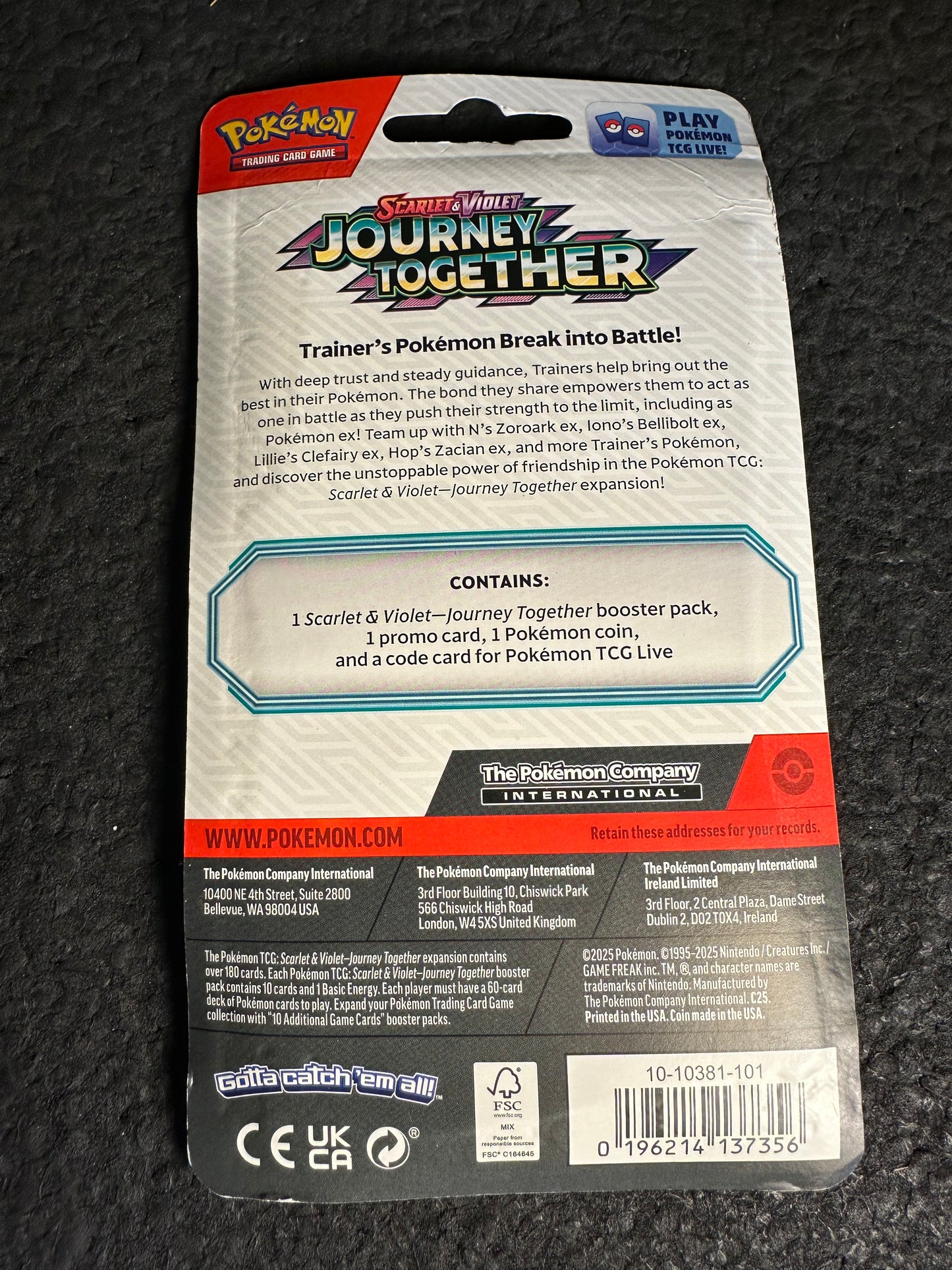 Pokemon Journey Together Scraggy Promo