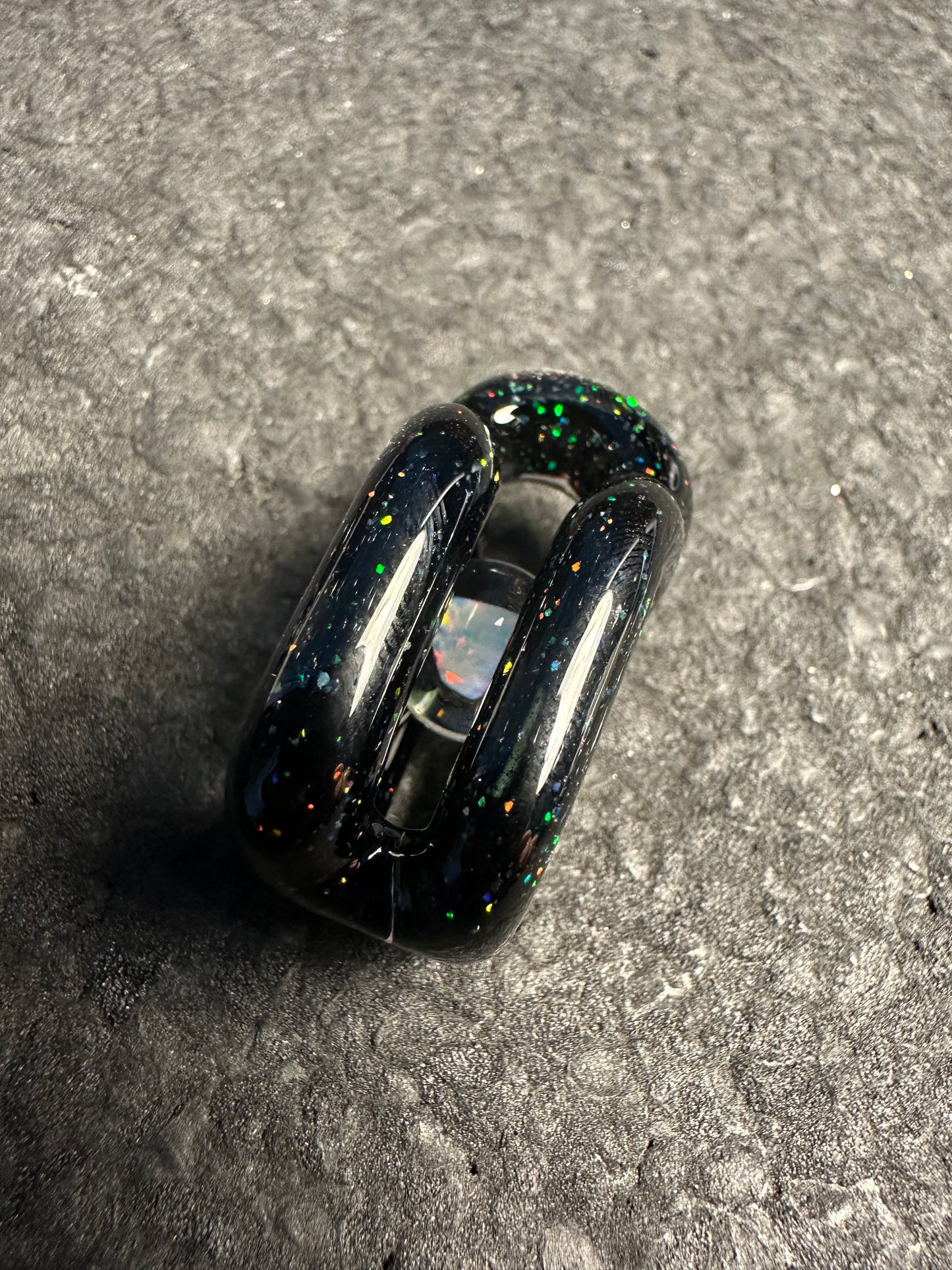 Crushed Opal over Black Doublink™