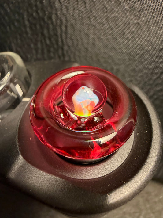 Gold Ruby Golink Cap