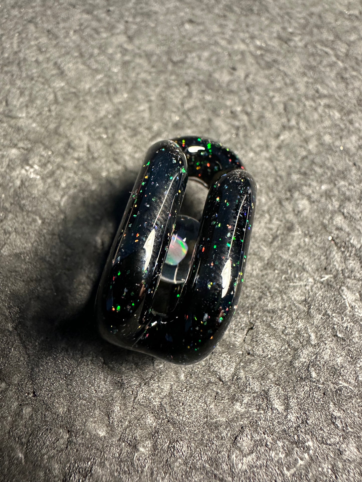 Crushed Opal over Black Doublink™