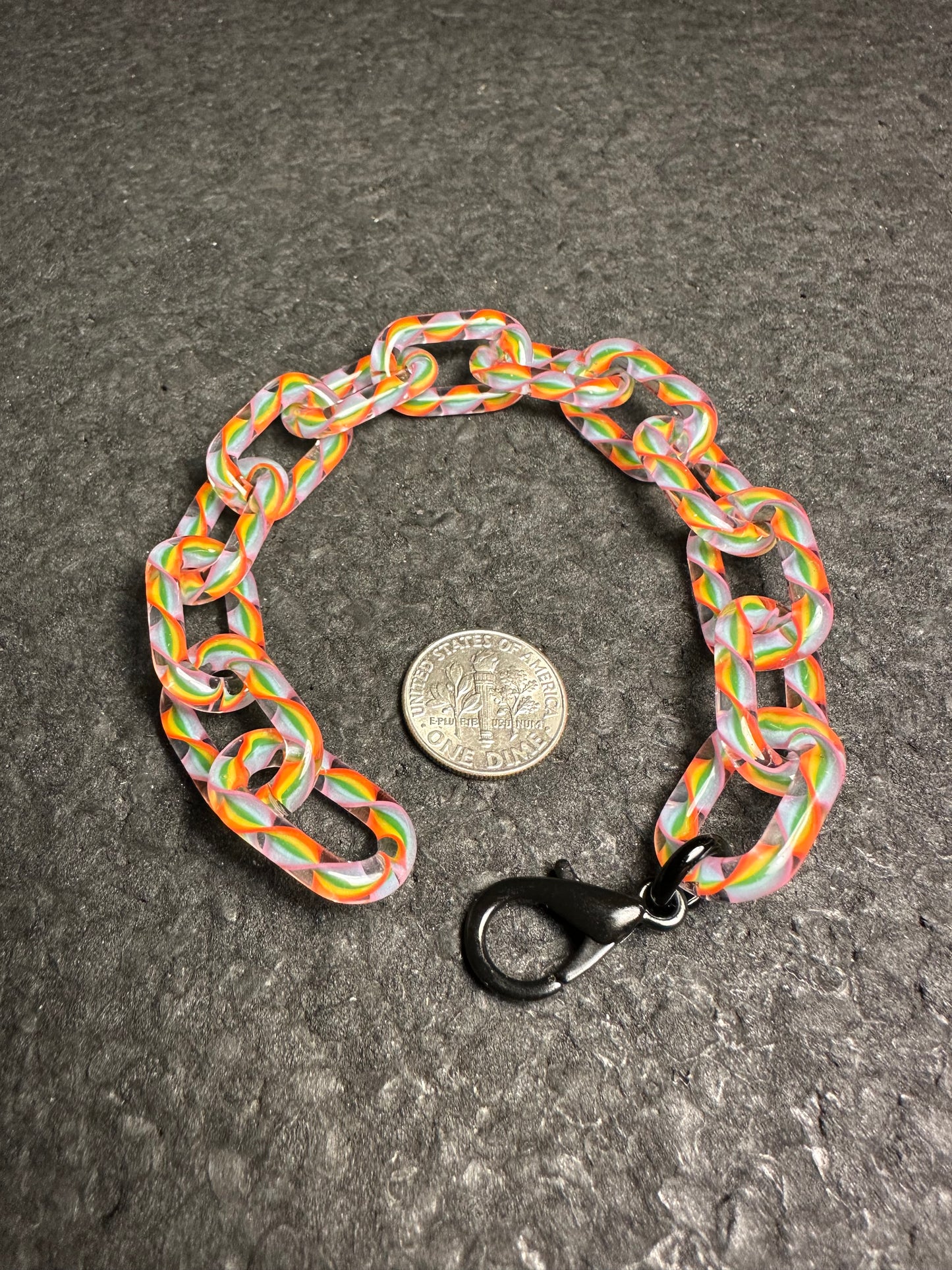 Rainbow Cane Bracelet