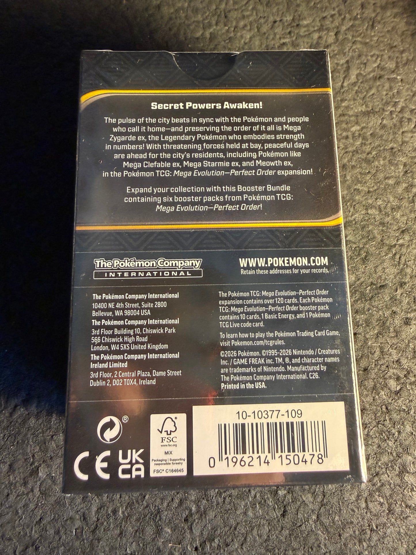 Pokemon Perfect Order Booster Bundle