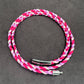 Pink Mix Braided Nylon 21” Necklace