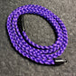 Royal Purple Braided Nylon 24” Necklace