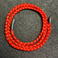 Red/Orange Braided Nylon 24” Necklace