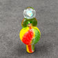 Crushed Opal over Rasta 25mm Pendant Cap