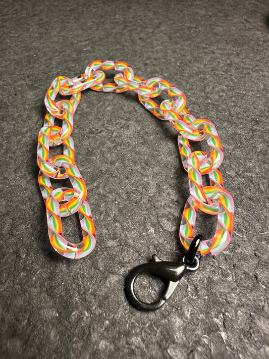 Rainbow Cane Bracelet