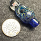 Crushed Opal over Cobalt/Yellow Mix Pendant Cap