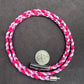 Pink Mix Braided Nylon 21” Necklace