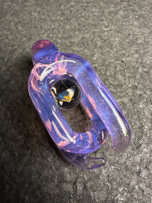 Crushed Opal over Stargazer Anomalink™ (Black Diamond Opal)