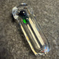 Crushed Opal over Black/Plantphibian Fidgetstix™ Pendant