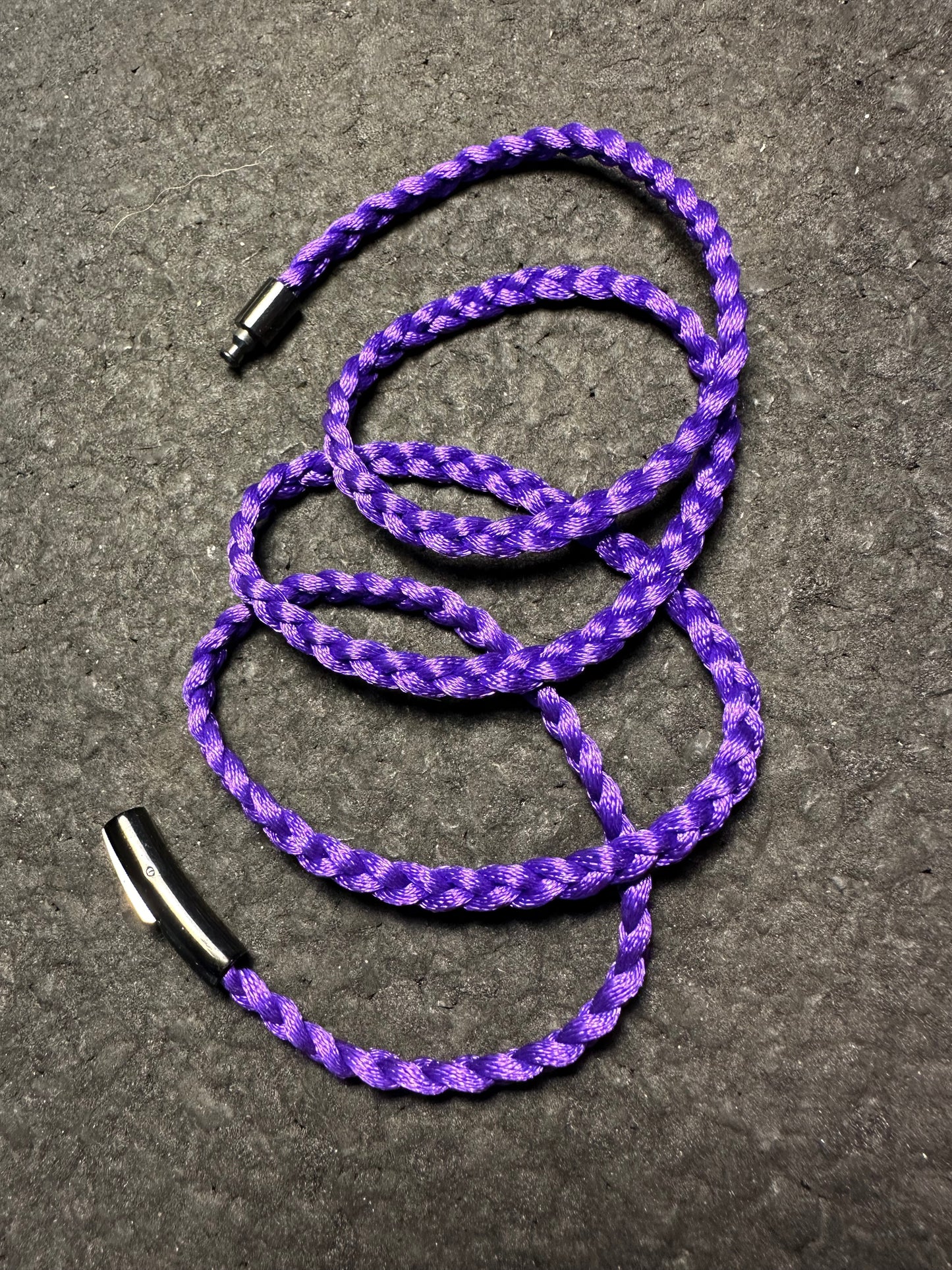 Royal Purple Braided Nylon 24” Necklace