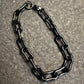 Galaxy Black 8.25” Chain Bracelet