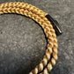Beige Braided Nylon Necklace 26”