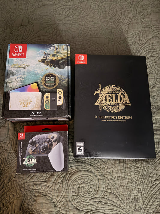 Nintendo Switch OLED Zelda Special Edition Bundle