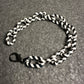 Black/White Cane Bracelet