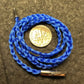 Mini Royal Blue Braided Nylon 22” Necklace