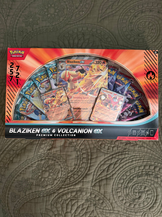 Pokemon Blaziken ex & Volcanion ex Premium Collection