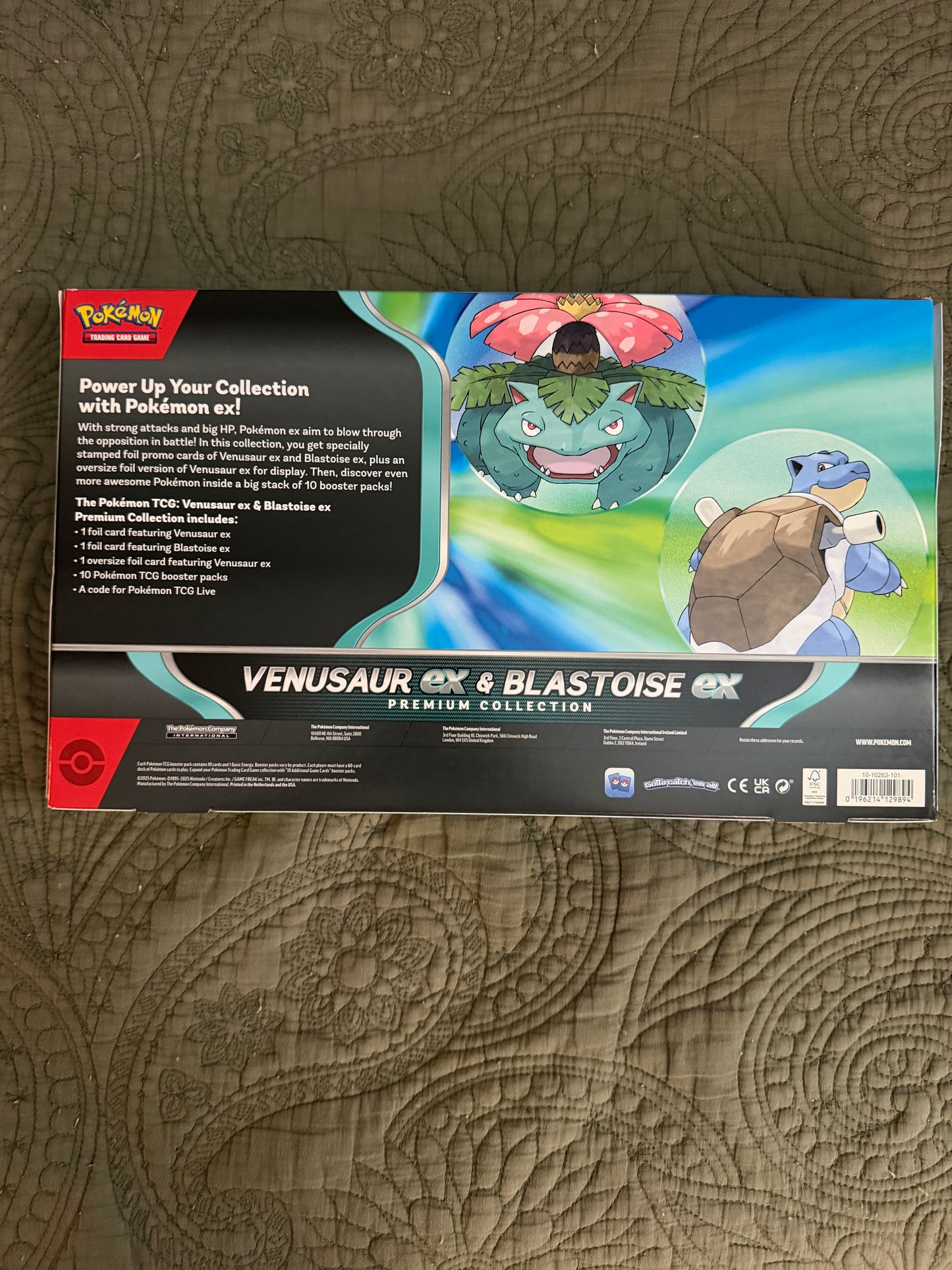 Pokemon Venusaur ex & Blastoise ex Premium Collection