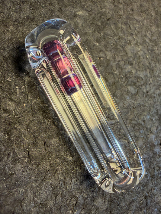 Crushed Opal over Telemagenta Fidgetstix™ Pendant