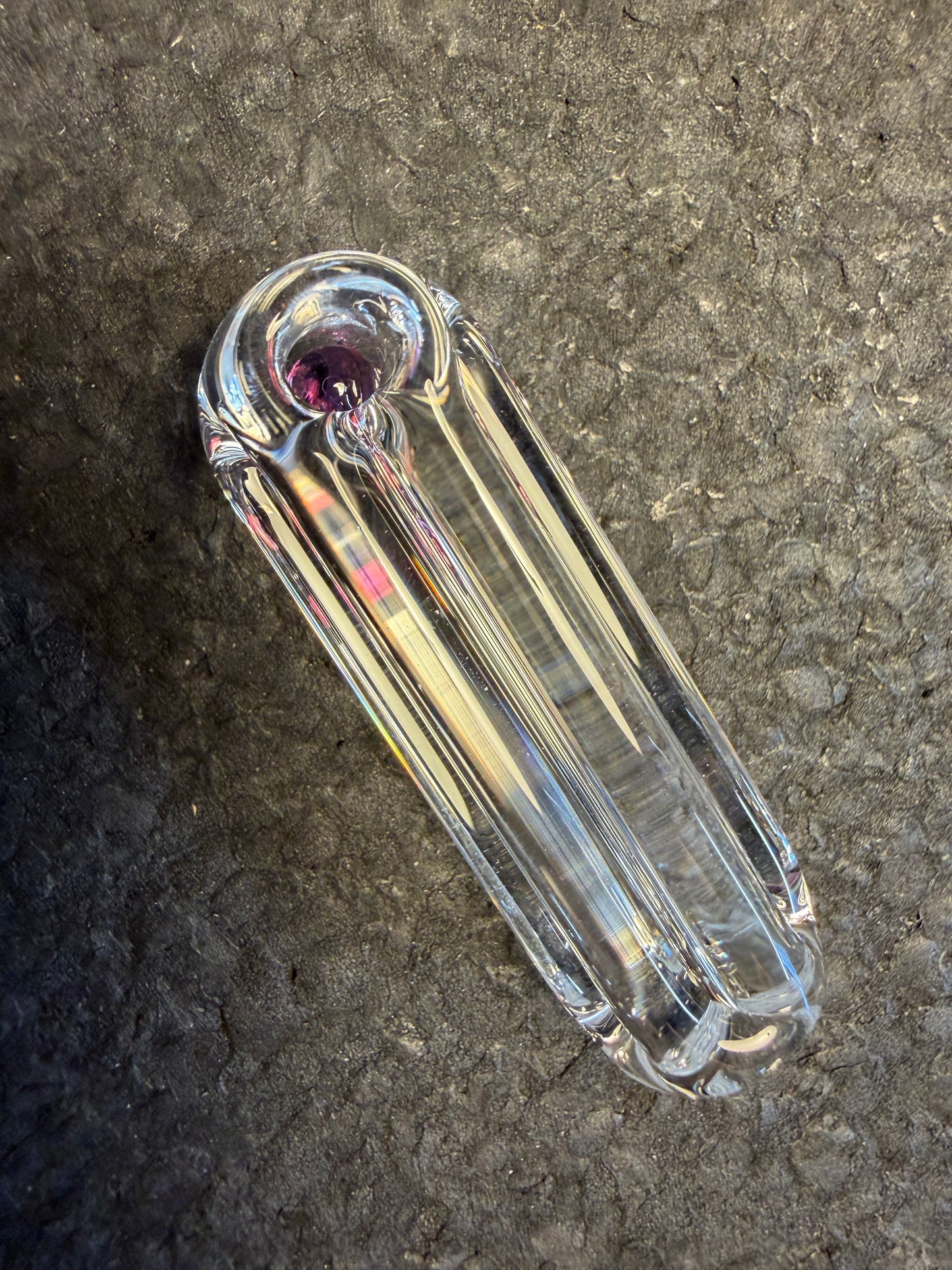 Crushed Opal over Telemagenta Fidgetstix™ Pendant