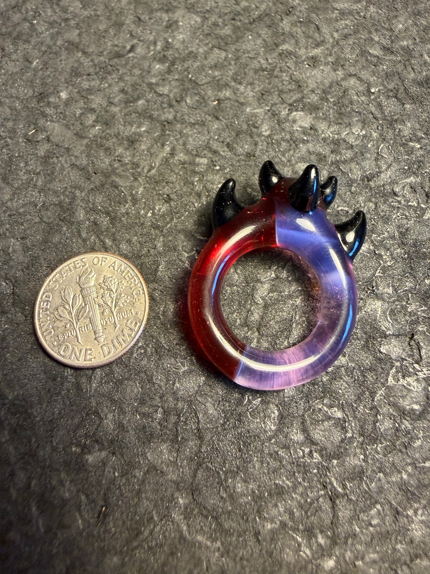 Ruby Slippers/Stargazer Size 5 Spiky Ring