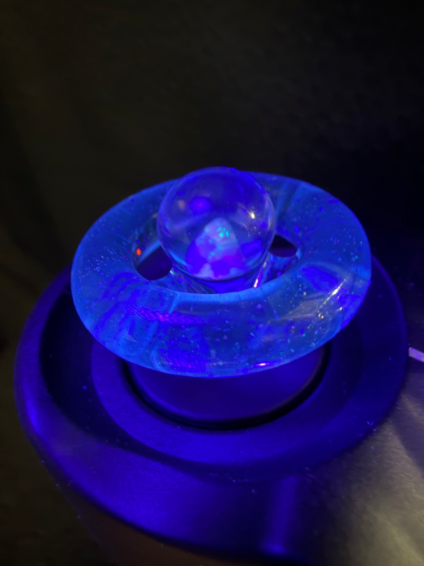 Crushed Opal over UV Luna over Blue Stardust Golink Cap