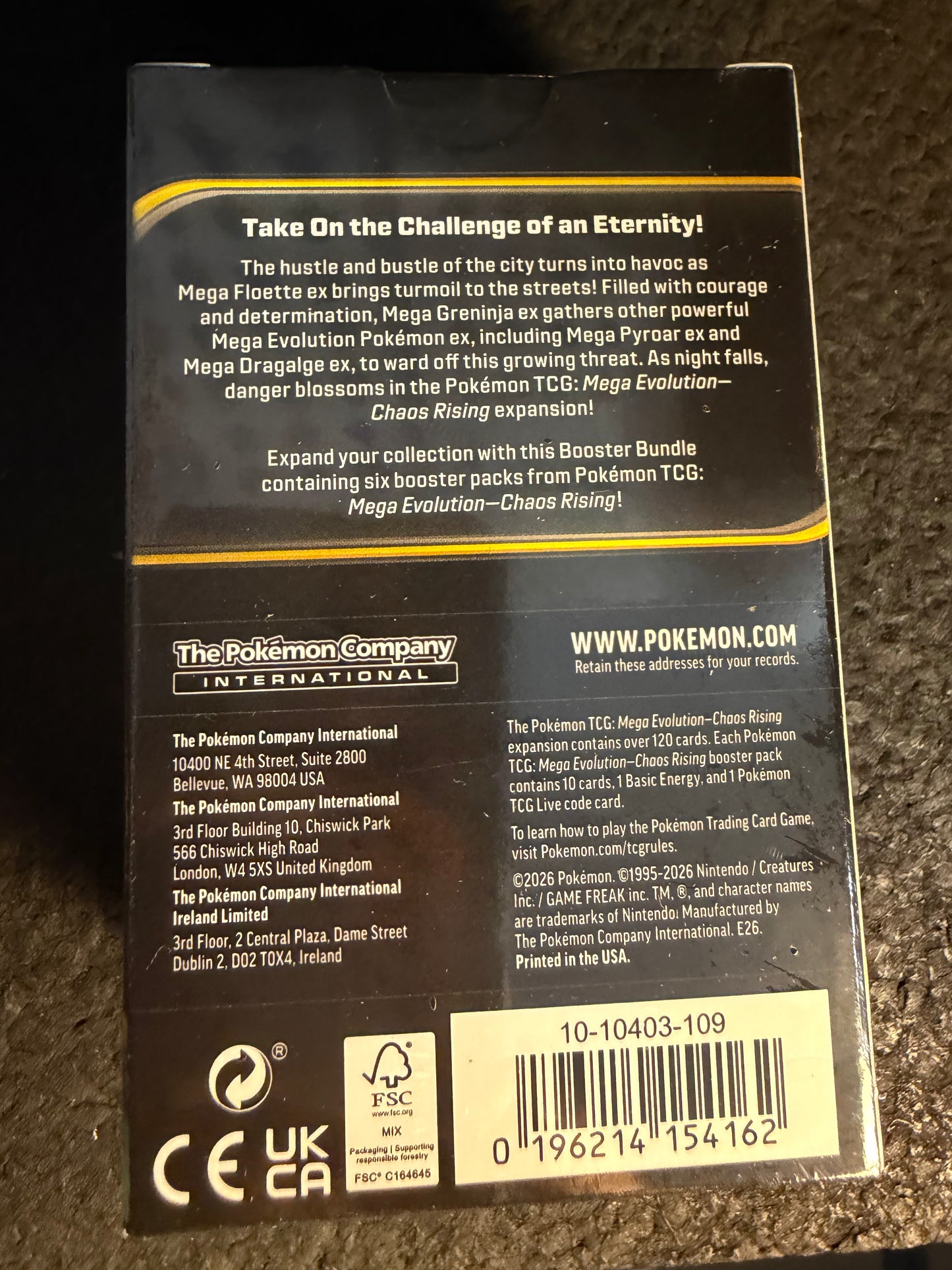 Pokemon Chaos Rising Booster Bundle
