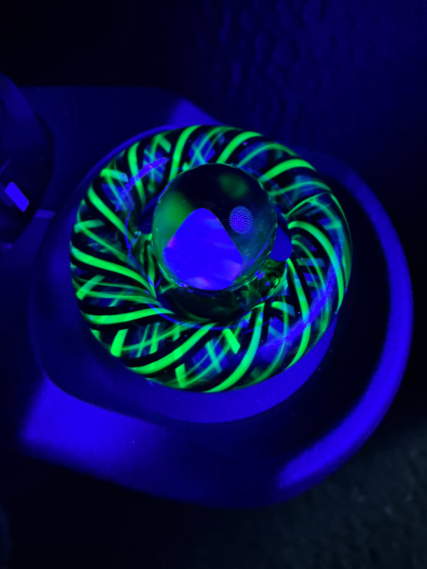 UV Ion/Galaxy Black Cane Golink Cap