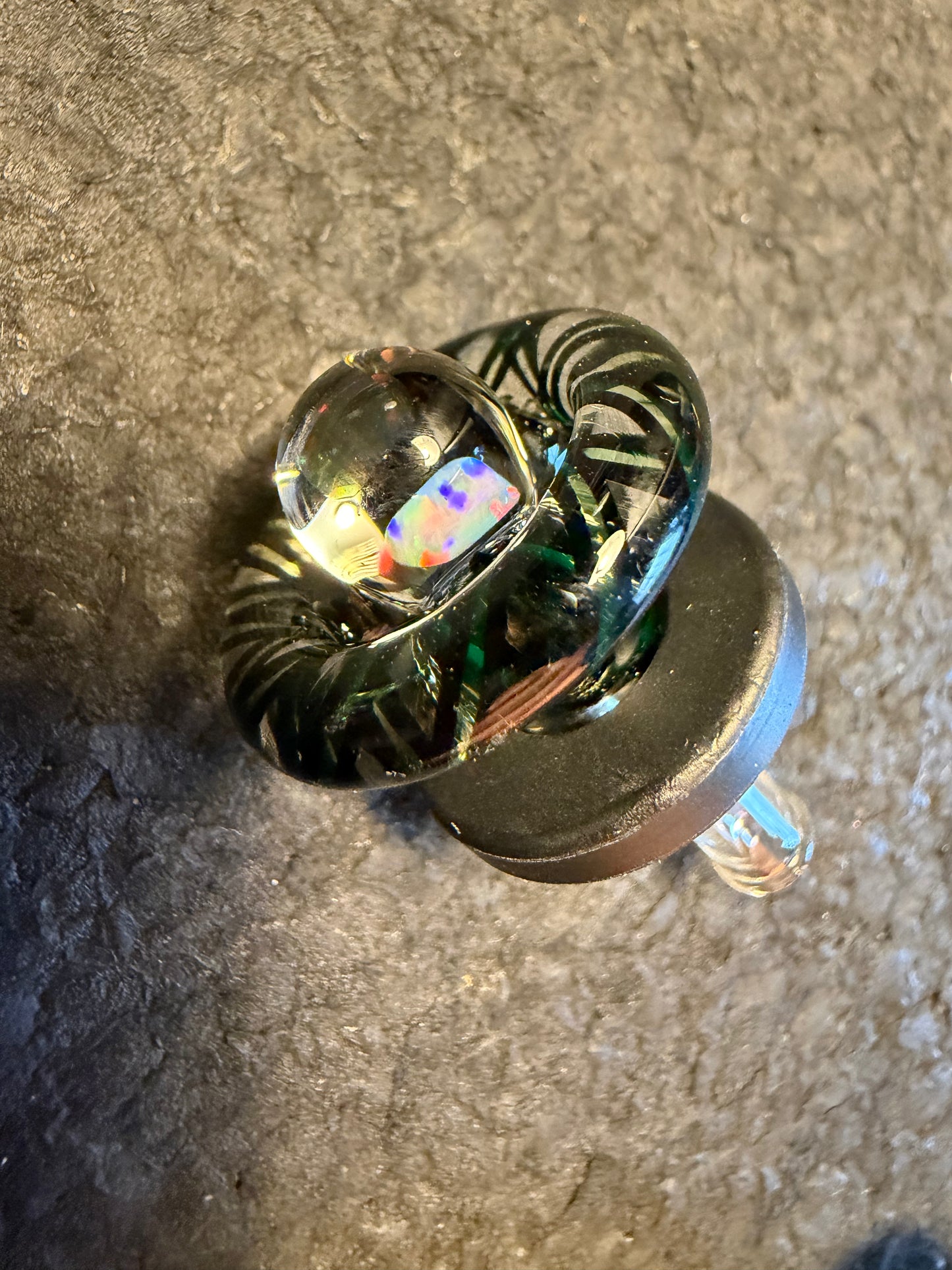 UV Ion/Galaxy Black Cane Golink Cap