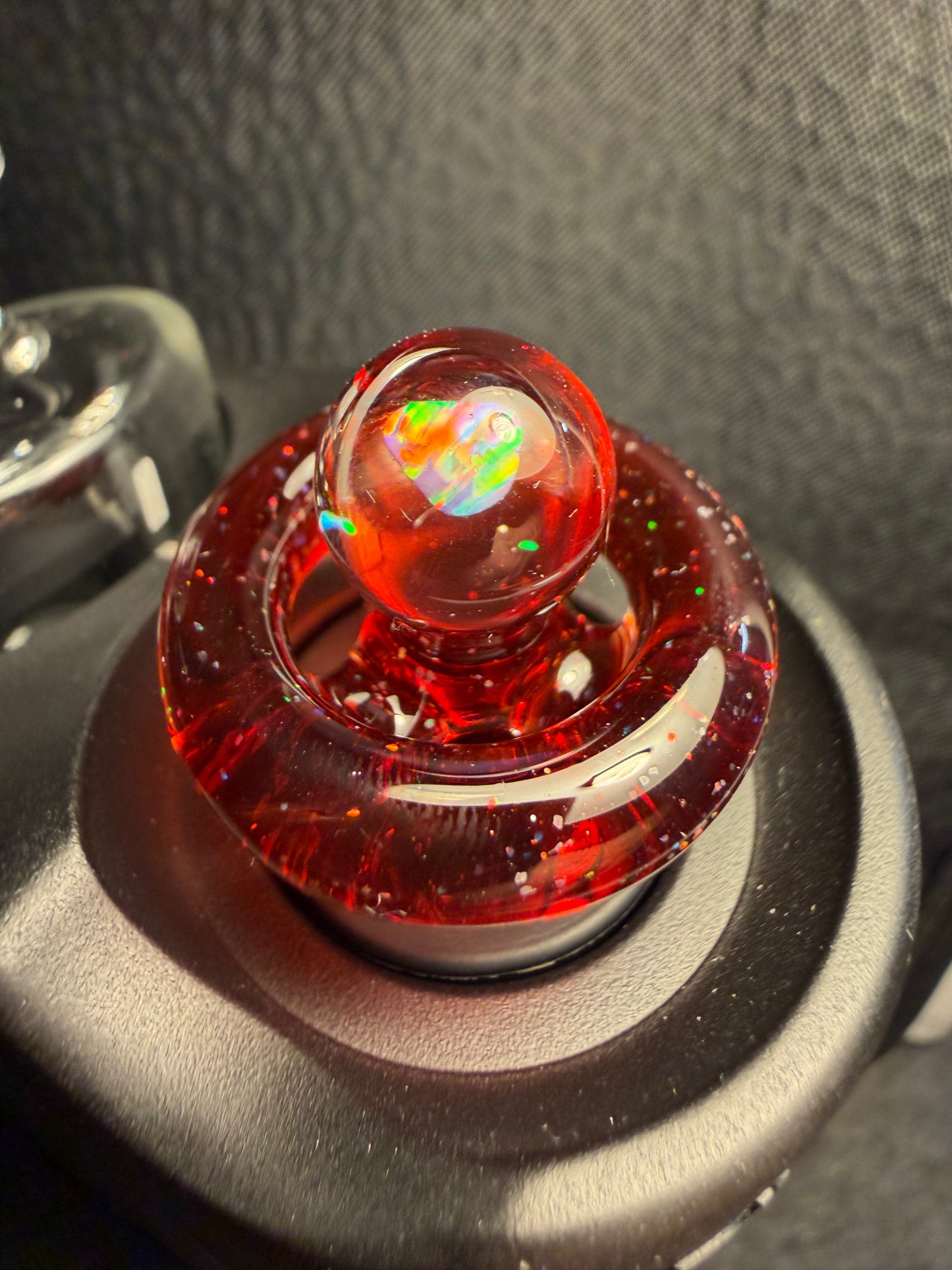 Crushed Opal over Ruby Slippers Golink Cap (Experimental)