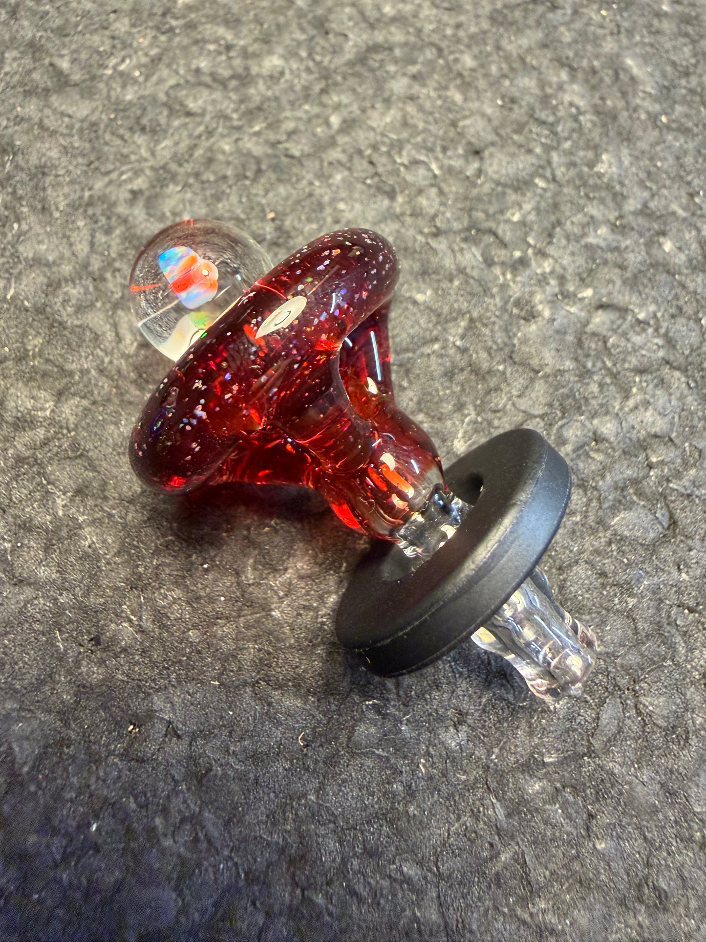 Crushed Opal over Ruby Slippers Golink Cap (Experimental)