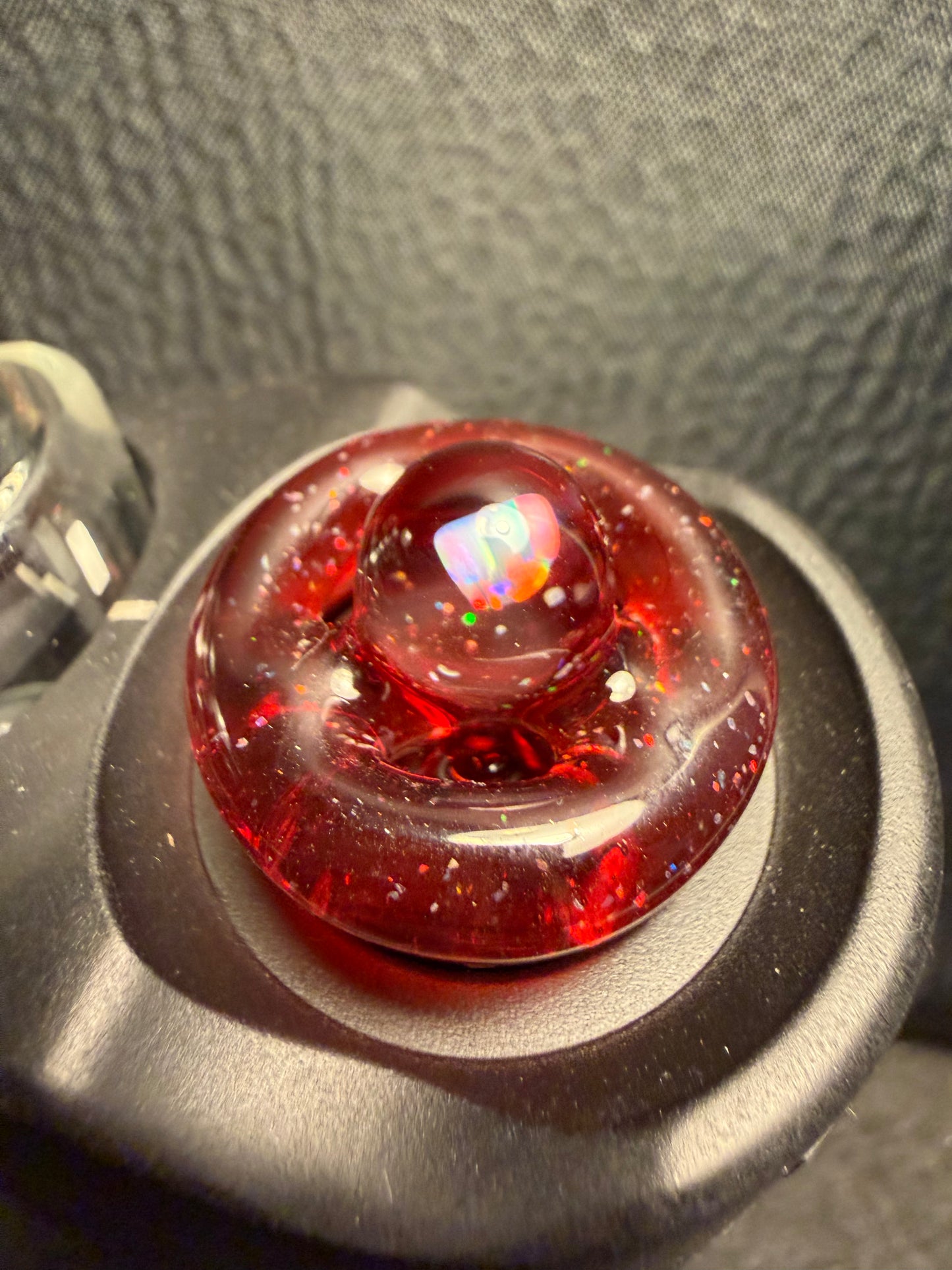 Crushed Opal over Ruby Slippers Golink Cap