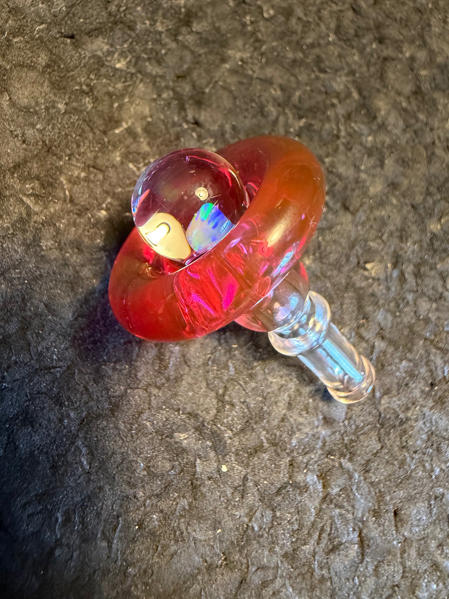 Gold Ruby Sapphirin Golink Cap