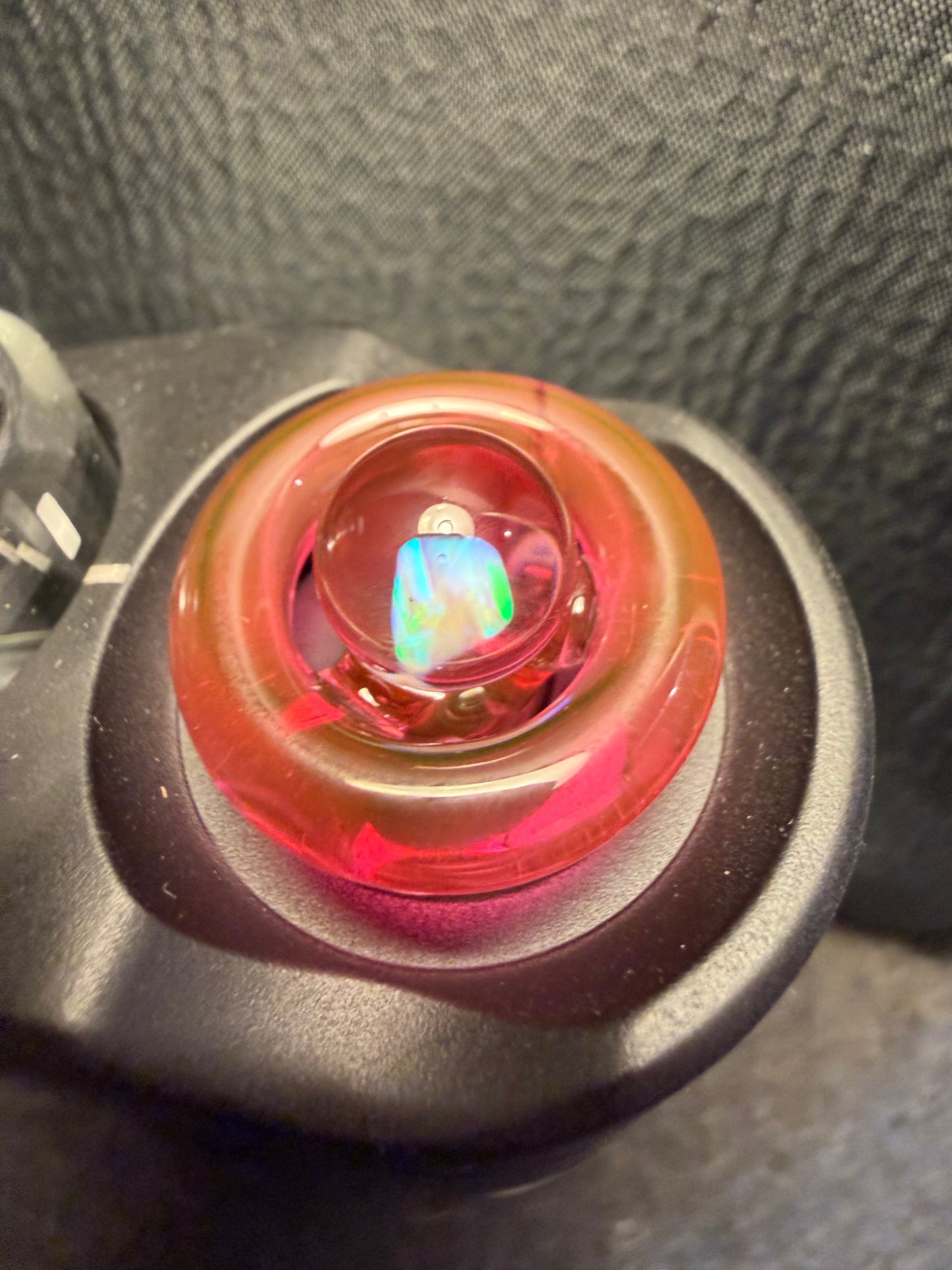 Gold Ruby Sapphirin Golink Cap