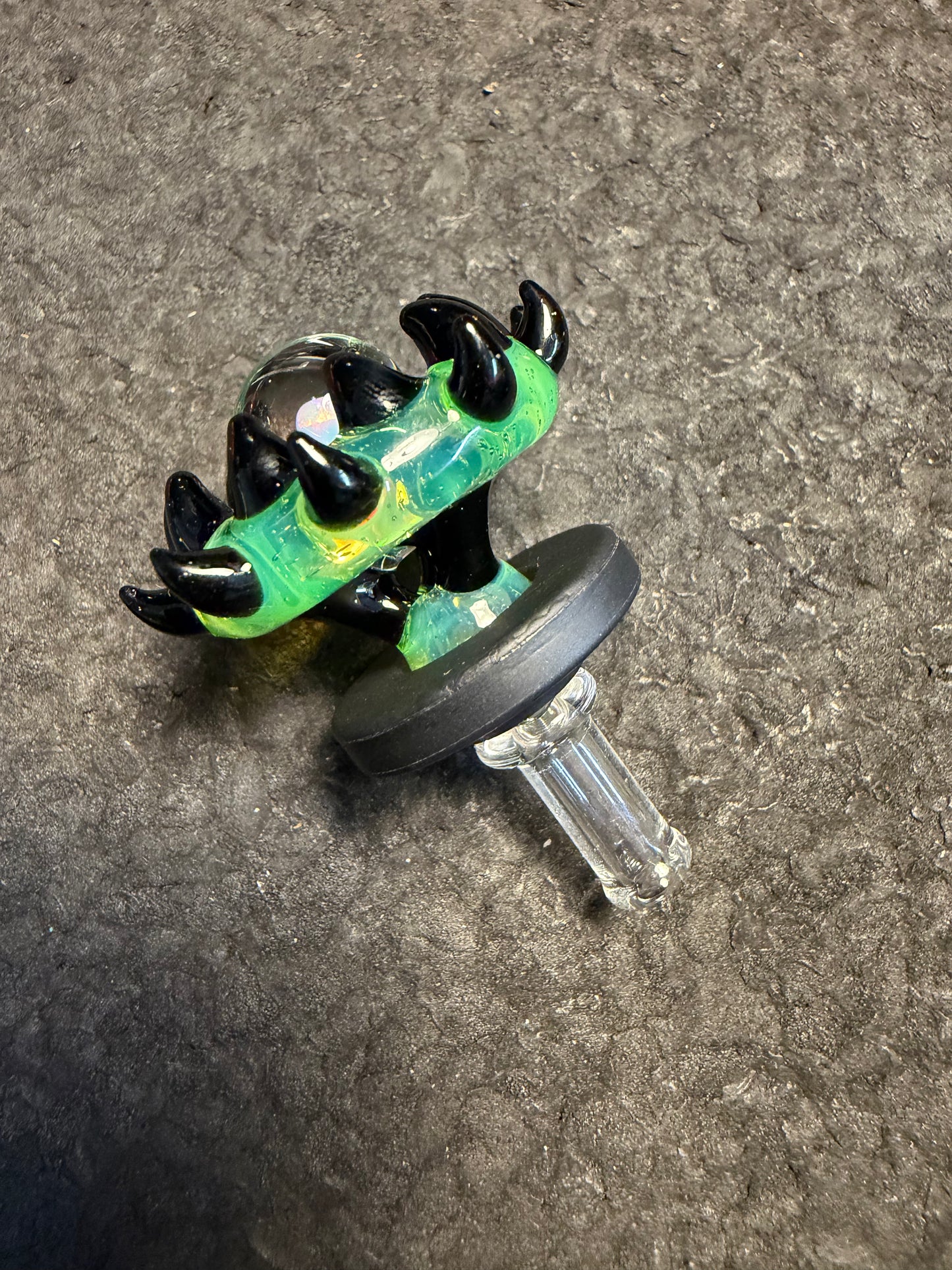 Slyme/Galaxy Black Spikes Golink Cap