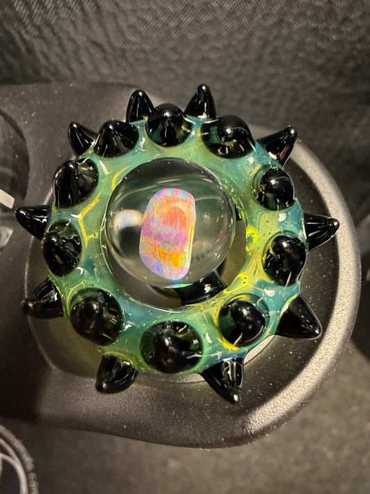 Slyme/Galaxy Black Spikes Golink Cap