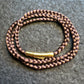 Brown Braided Nylon 24” Necklace