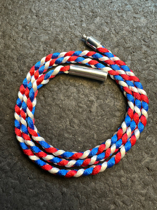 USA Braided Nylon 24” Necklace