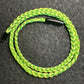 Lime Green Braided Nylon 24” Necklace