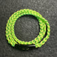 Lime Green Braided Nylon 24” Necklace