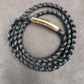 Black Braided Nylon Necklace 6mm