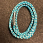 Baby Blue Braided Nylon 24” Necklace