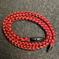 Maroon Braided Nylon 24” Necklace