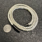White Braided Nylon 24” Necklace