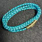 Aqua Braided Nylon 24” Necklace